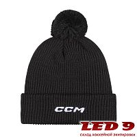 Шапка  CCM S23 TEAM POM KNIT