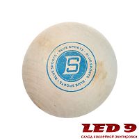 Мяч тренировочный деревянный BLUE SPORT
